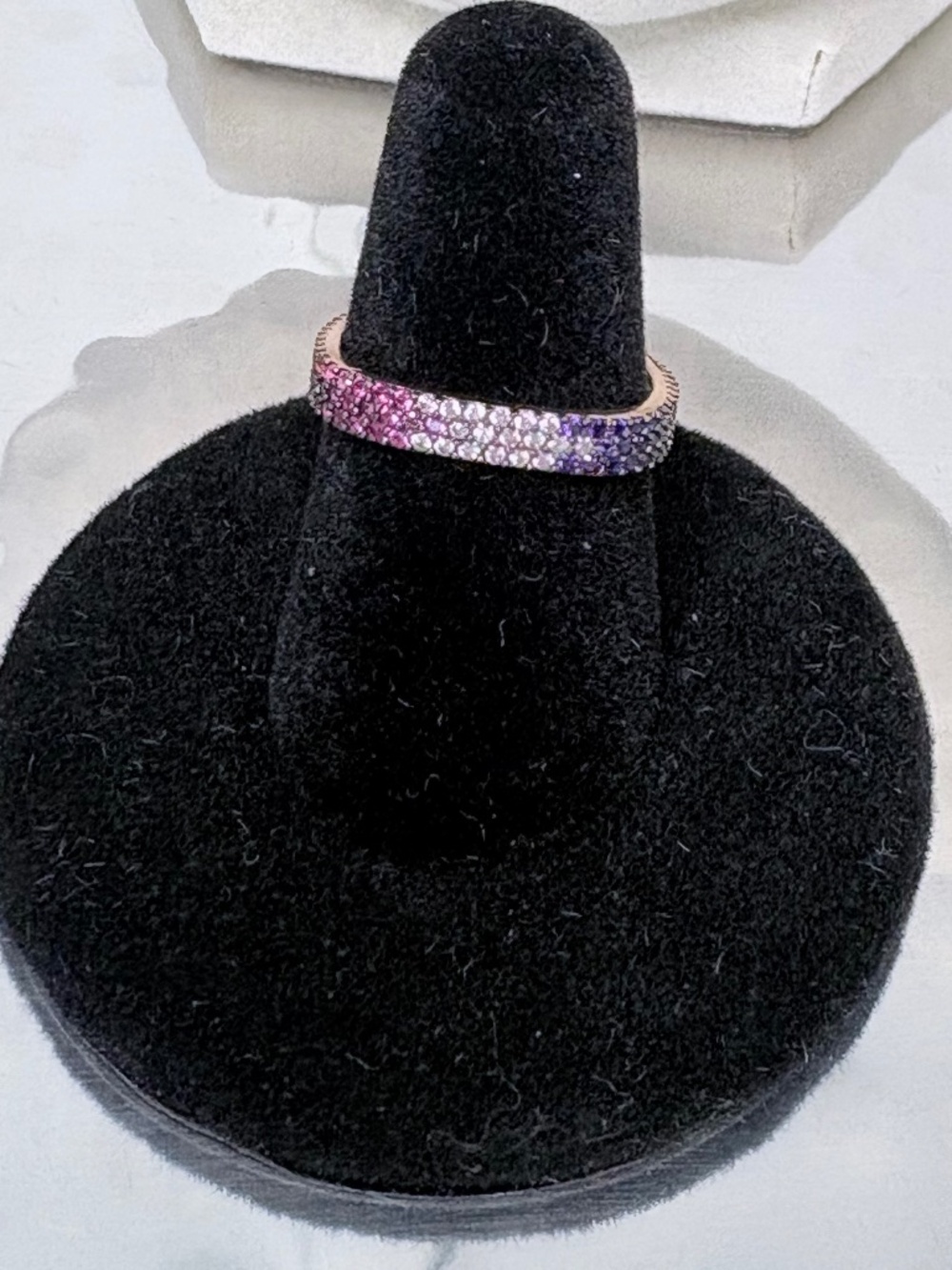 Gradient Pavé Ring square/rounded sz 5.75